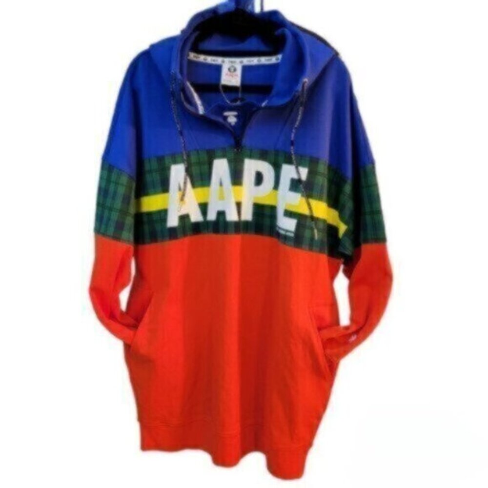 BAPE - by A Bathing Ape Retro 90s inspired Hoodie Oversized Sz S - L NWT